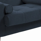 Set of 2 Modern Wide Armchairs in Corduroy - Accent Chairs - image 34