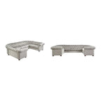 Gdansk 9-Person U-Shaped Chesterfield Sectional Sofa - image 17