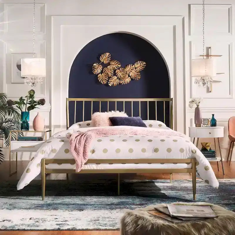 iNSPIRE Q Bold Parkcrest Gold Metal Bed - image 1