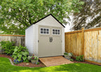 Rubbermaid Resin Outdoor Storage Shed With Floor Weather Resistant Gray Organization for Home - image 34