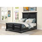 Roundhill Furniture Renova Vintage Black Wooden Bedroom Collection - image 16