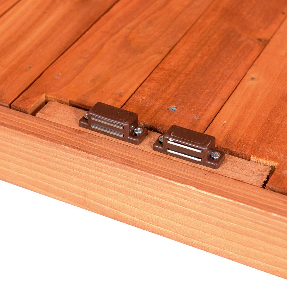 Outdoor Garden Patio Wooden Storage Cabinet Furniture Waterproof Tool Shed - image 3