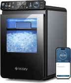 Nugget Ice Maker Countertop, Smart Pebble Ice Machine with APP Control, 44 lbs/24H Soft Pellet Chewable Ice with Self-Cleaning, Stainless Steel. - image 1