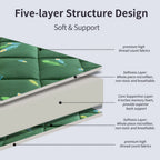 Extra Thick Futon Floor Mattress, Padded Japanese Folding Roll Up Mattress Sleeping Pad, Foldable Camping Portable Mattress Shikibuton - image 3