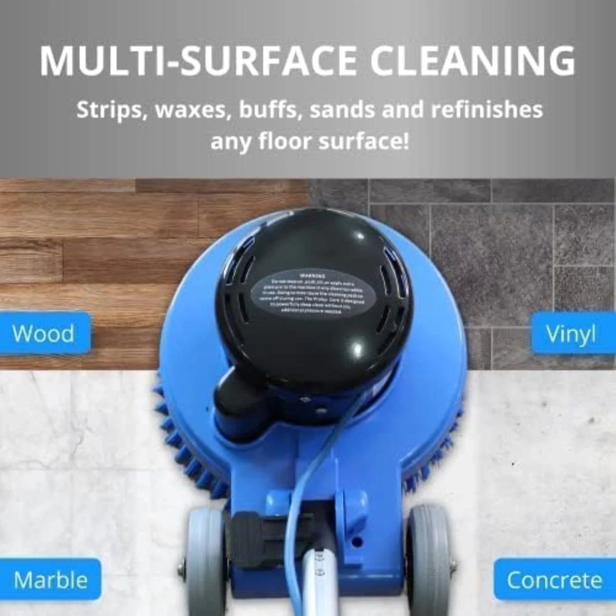 Prolux Core Heavy Duty Commercial Floor Polisher Buffer Scrubber Machine and 5 Pads - image 3