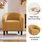 Yaheetech Club Chair Accent Barrel Chair Upholstered Arm Chair - image 38