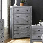 Montauk Solid Wood Chest with 5 Drawers by Grain Wood Furniture - image 15