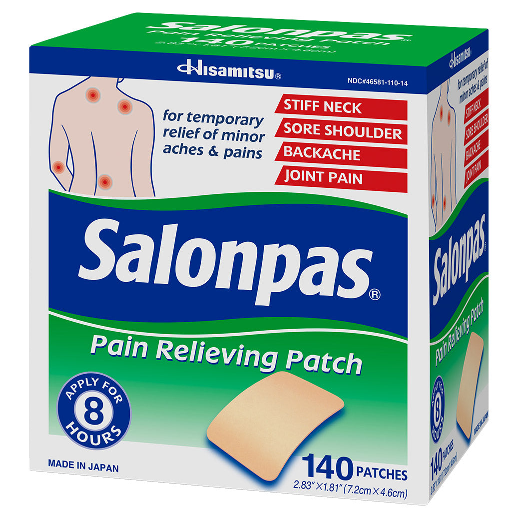 Salonpas Pain Relieving Patch, 140 Patches - image 1