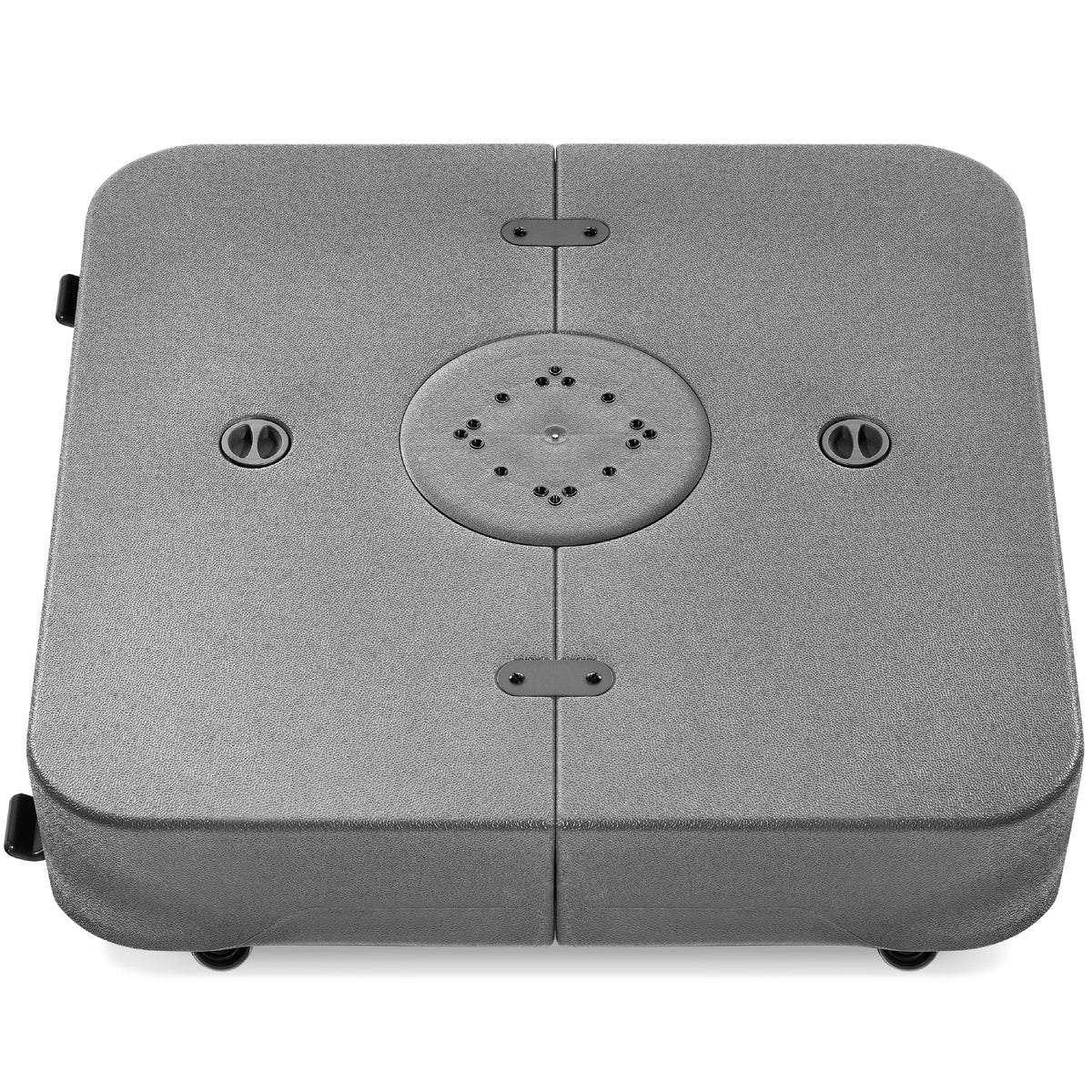 Best Choice Products Heavy-Duty Outdoor Cantilever Base Stand w/ Wheels, Locks, Fillable 330lb Capacity - Black - image 3