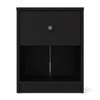 Pemberly Row 3PC Engineered Wood Dresser and Nightstands Bedroom Set in Black - image 6