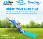 XDP Recreation 6 Foot Water Wave Slide with Built In Adjustable Sprinkler, Freestanding with Ground Pad and Hose Extension for Lawn Fun, Ages 3 to 8 - image 6