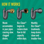 Bio-Clean natural drain cleaner, suitable for septic tanks and grease traps, environmentally friendly - image 3