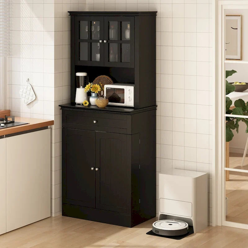 Spacious Kitchen Cabinet with Microwave Space - 30W x 69.3H - image 16