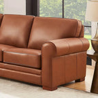 Hydeline Brookfield Premium Top Grain Leather Sofa and Chair Set - image 18