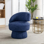 360-Degree Swivel Cuddle Barrel Accent Chairs with Plush Upholstery - image 9