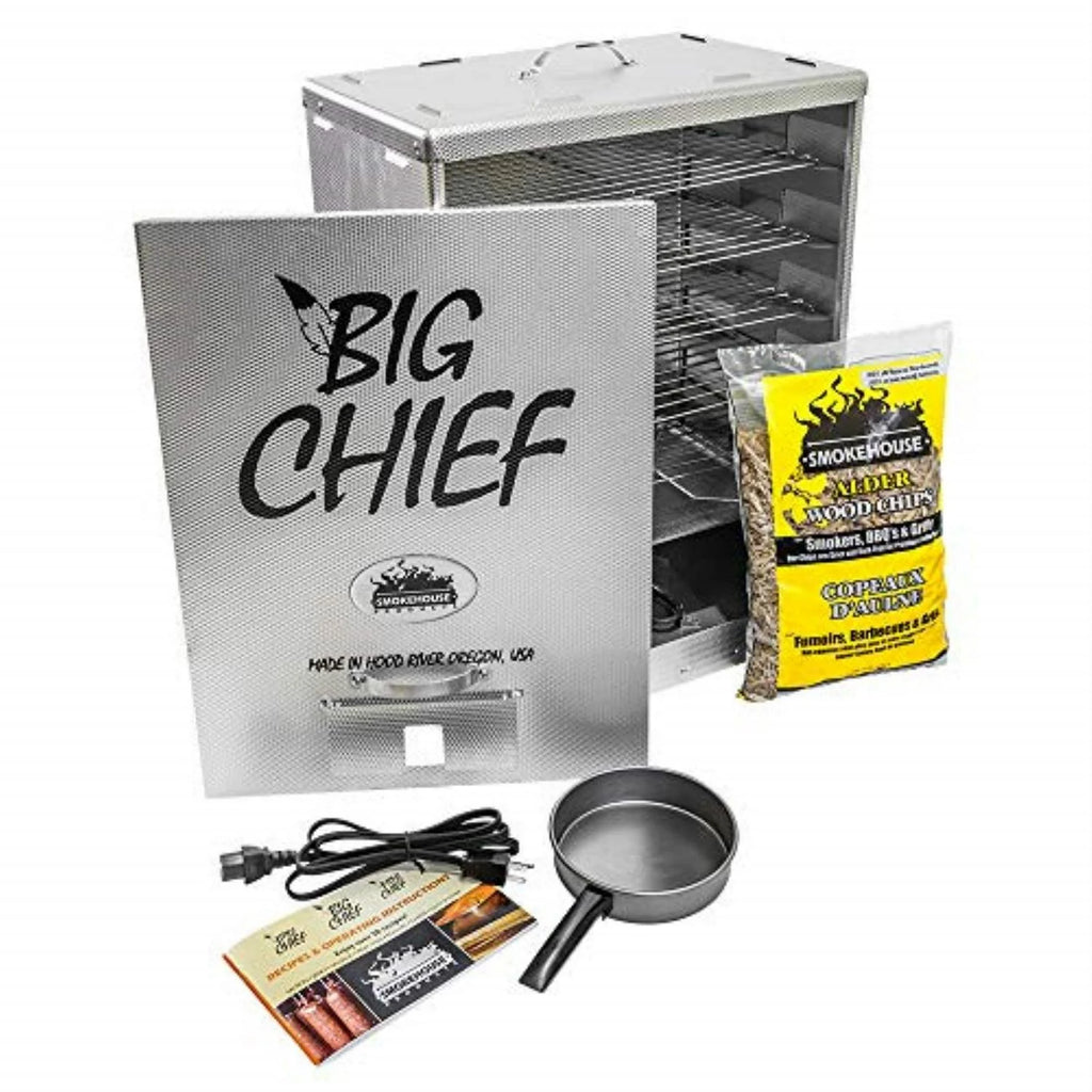 Smokehouse Big Chief Electric Smoker, Front Load, 846 sq in Cooking Area, Aluminum, Outdoor Cooker - image 1