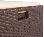 Barton Outdoor Storage Bench Rattan Style Deck Box Wicker Patio Furniture Water Resistance w/Seat Cushion, 60-Gallon, Brown - image 6