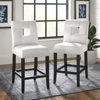 Brda Keyhole Counter Height High Back Stools - Set of 2 - image 5