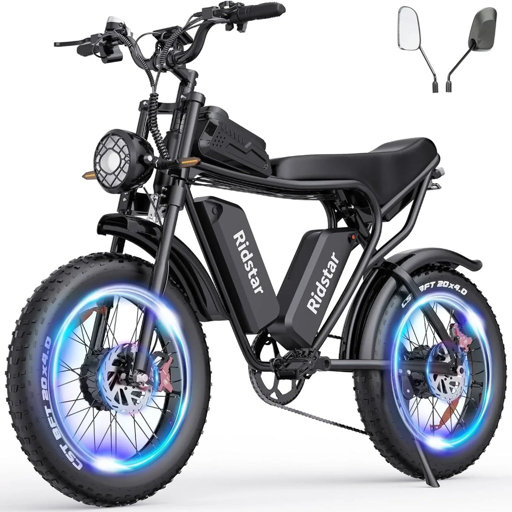 Electric bike Q20, 2000W, 52V, 30-180 miles, all-terrain fat bike for adults - image 1