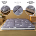 Maxyoyo Extra Thick Futon Floor Mattress, Padded Japanese Folding Roll Up Mattress Sleeping Pad, Foldable Camping Portable Mattress Shikibuton - image 5