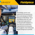 Fieldpiece SM482V Wireless 4-Port SMAN Manifold with Vacuum Gauge - image 4