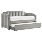 iNSPIRE Q Modern Chareau Glam Grey Velvet Daybed - image 11
