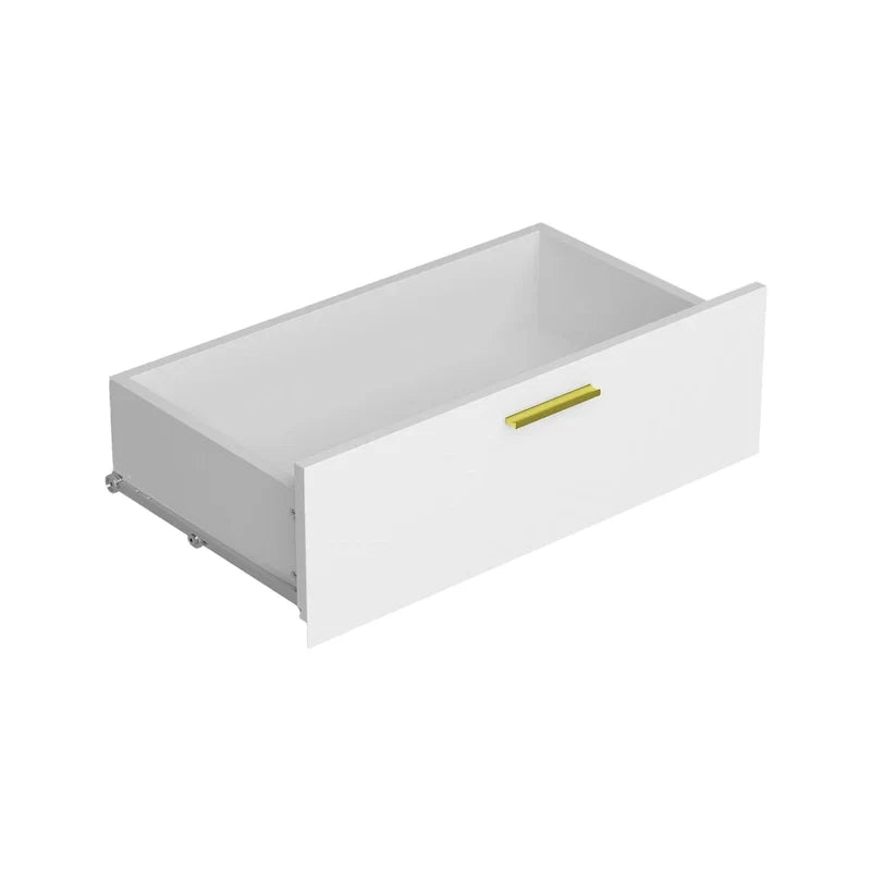 Elegant 6-Drawer Double Dresser with Gold Accents for Stylish Bedroom Storage - image 15