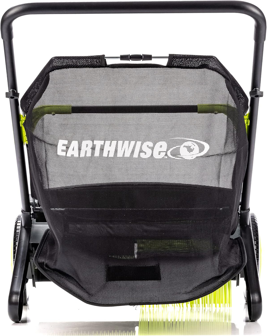 21-Inch Width Leaf & Grass Push Lawn Sweeper, Black - image 4