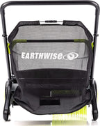 21-Inch Width Leaf & Grass Push Lawn Sweeper, Black - image 4