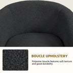 Yaheetech Club Chair Accent Barrel Chair Upholstered Arm Chair - image 23