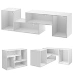Modern Modular TV Stand with LED Lighting & Open Storage - image 20