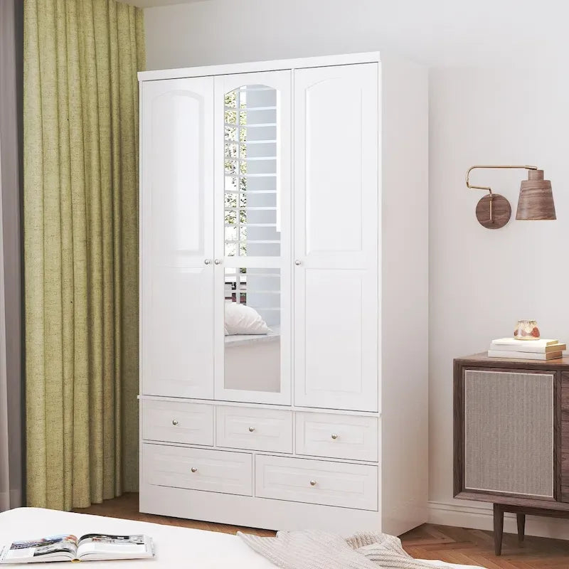 78.7H Combo Twin Wardrobe Set: Stylish and Functional Armoires for Your Closet - image 4