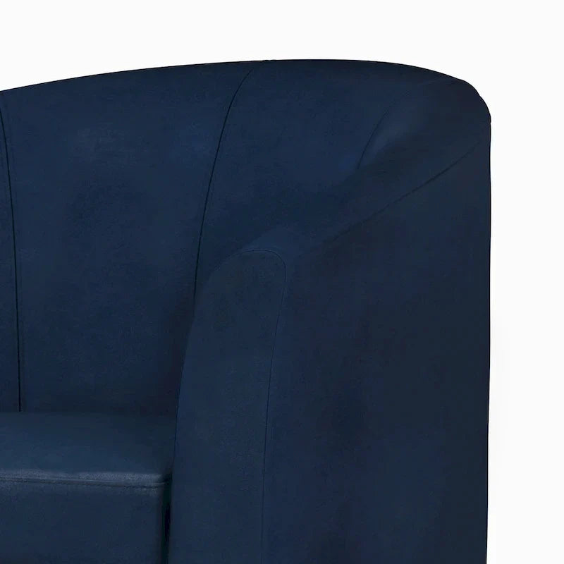 Modern Tub Accent Chair with Upholstered Seat and Wooden Legs - image 49