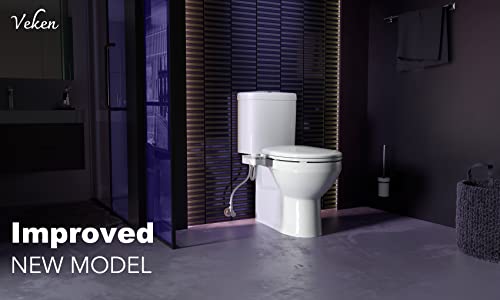 Veken Bidet Attachment for Toilet - Ultra-Slim Self Cleaning Fresh Cold Water Sprayer Bidets - image 6