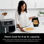 Ninja Foodi 6 - in - 1 8 - Quart 2 - Basket Air Fryer with Dualzone Technology - image 6