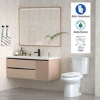 Elongated Two-Piece Toilet with Soft-Close Seat and 1.28 GPF Siphonic Flush - image 11