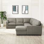 Hydeline Dillon Right-Facing Sectional Sofa with Chaise in Top Grain Leather - image 14