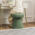 Adeco Large Soft Mushroom Ottoman - Versatile Foot Stool for Living Room and Bedroom - image 12