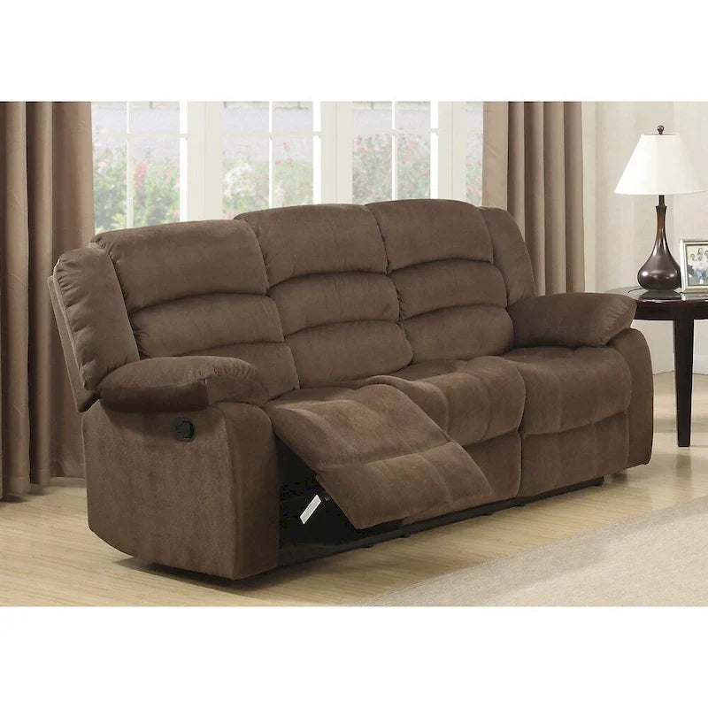 Bill Contemporary Brown Reclining Living Room Set - 2 Pieces - image 2