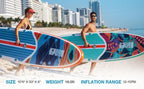Niphean Inflatable Stand Up Paddle Board with SUP Accessories - image 3