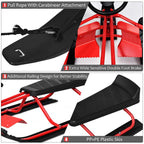 Snow Racer Sled, Ski Sled Slider Board with Twin Brakes - image 6