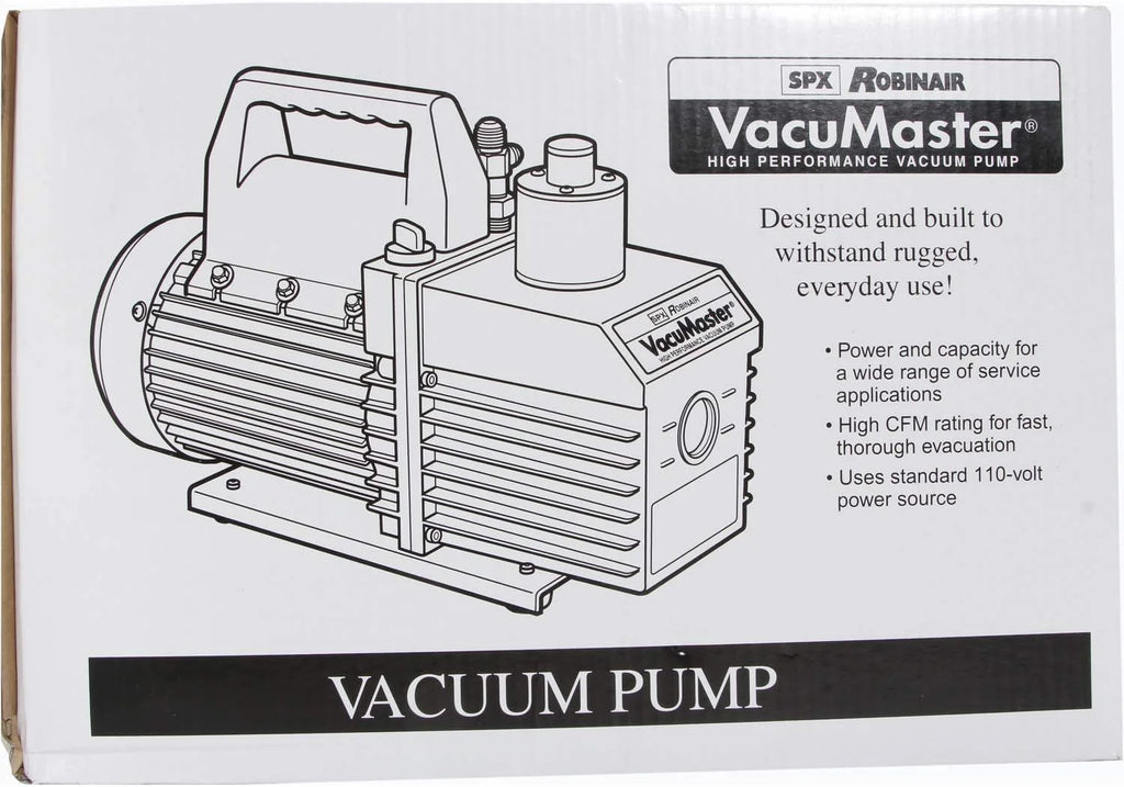 VacuMaster Economy Vacuum Pump - 2-Stage, 8 CFM, CHROME,Red/Silver - image 4
