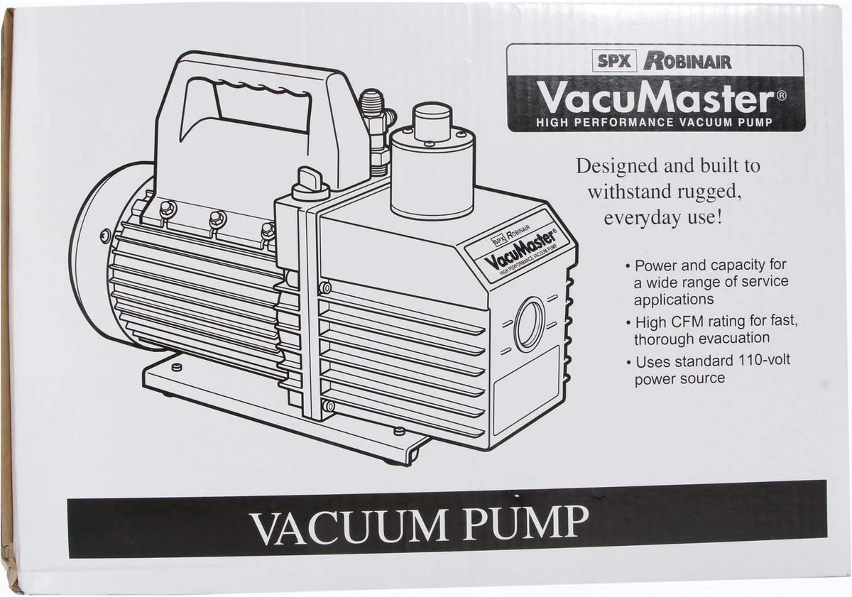 VacuMaster Economy Vacuum Pump - 2-Stage, 8 CFM, CHROME,Red/Silver - image 4