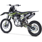 MotoTec X5 250cc 4-Stroke Gas Dirt Bike Black - image 2
