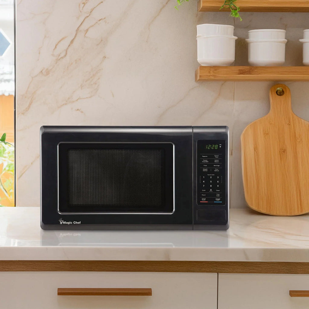 Magic Chef 0.9 cu ft Countertop Microwave Oven in Black - image 10