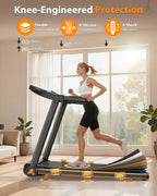 Foldable Treadmill for Home with Incline Extra Large Dual LED Screen Home Office Treadmills - image 5