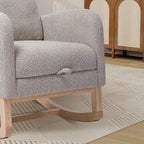 Ergonomic High Back Rocking Chair with Adjustable Footrest - image 37