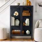 Better Homes & Gardens Nola Accent Cabinet, Black Finish - image 1