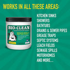 Bio-Clean natural drain cleaner, suitable for septic tanks and grease traps, environmentally friendly - image 5