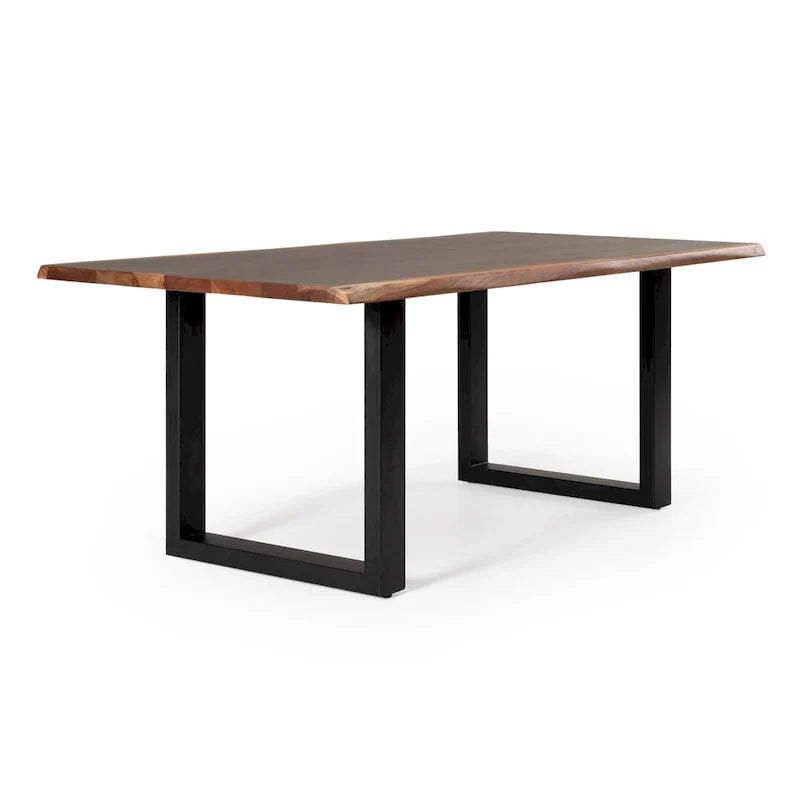 Modrest Taylor Contemporary Live Edge Wooden Dining Table - image 5